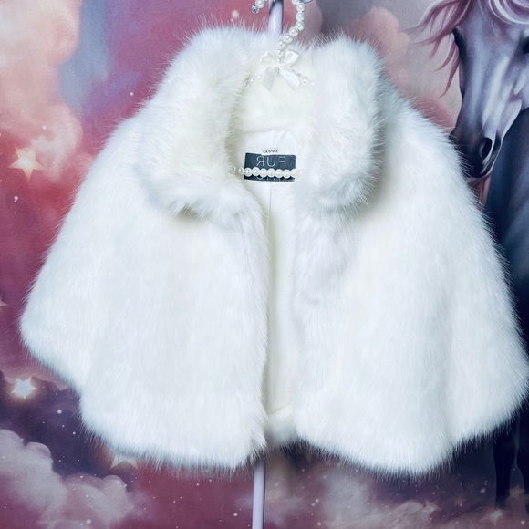 NEW Chic Faux fur coat one size - Picture 2 of 7